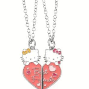 New Hello Kitty set of best friends silver necklaces